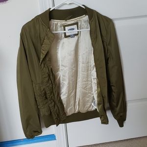 cropped bomber jacket